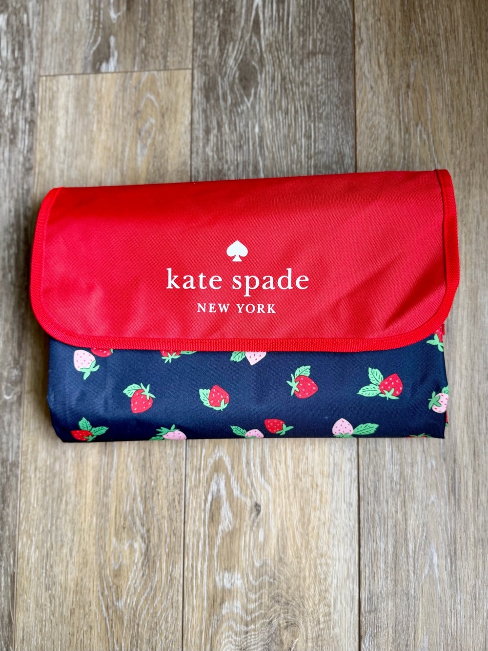 Kate Spade Strawberry Picnic Blanket — BRAND NEW